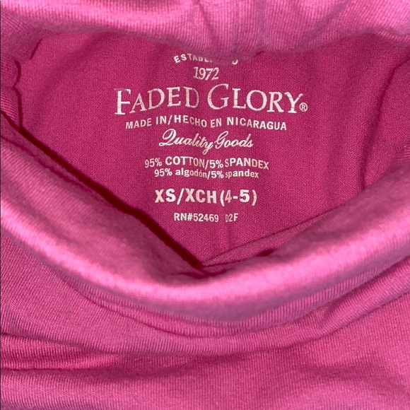 Faded glory, Pink turtleneck - Picture 2 of 3